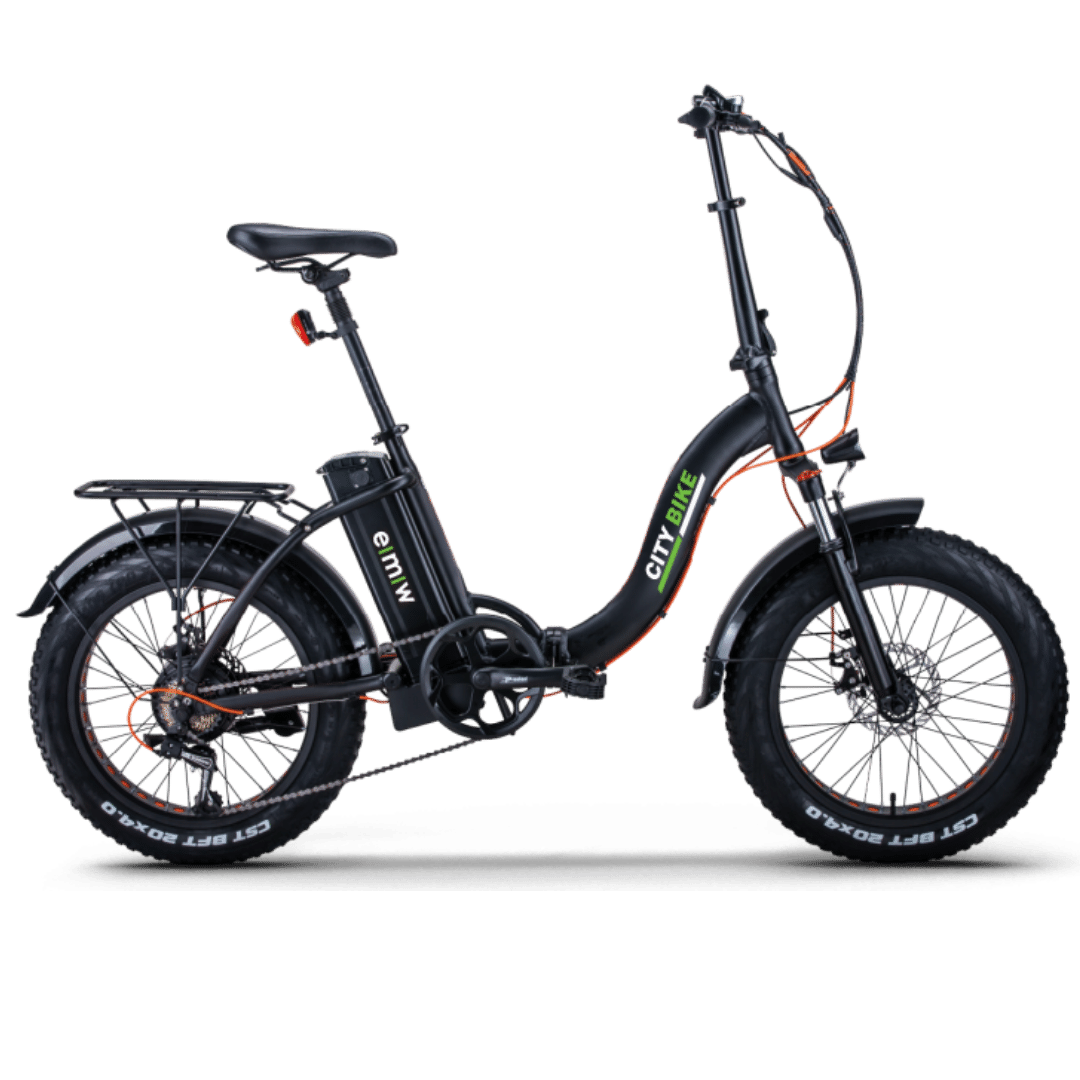 City Bike FAT Tyres 20 ιντσών Σπαστό EMW Λευκό (img 0)