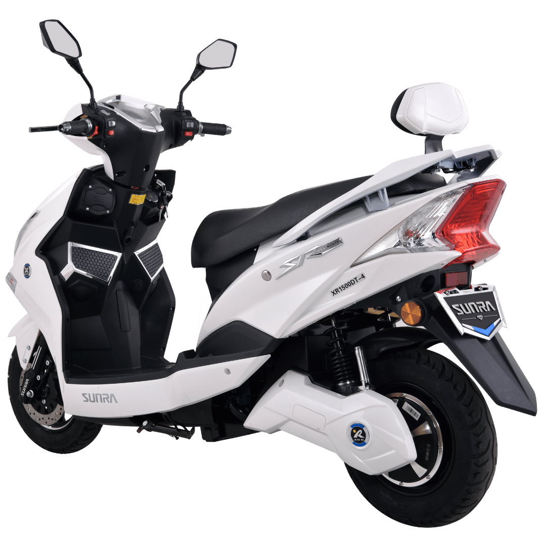 Ηλεκτρικό scooter Hawk της EMW σε λευκό χρώμα. Πλαϊνή όψη. (img 1)