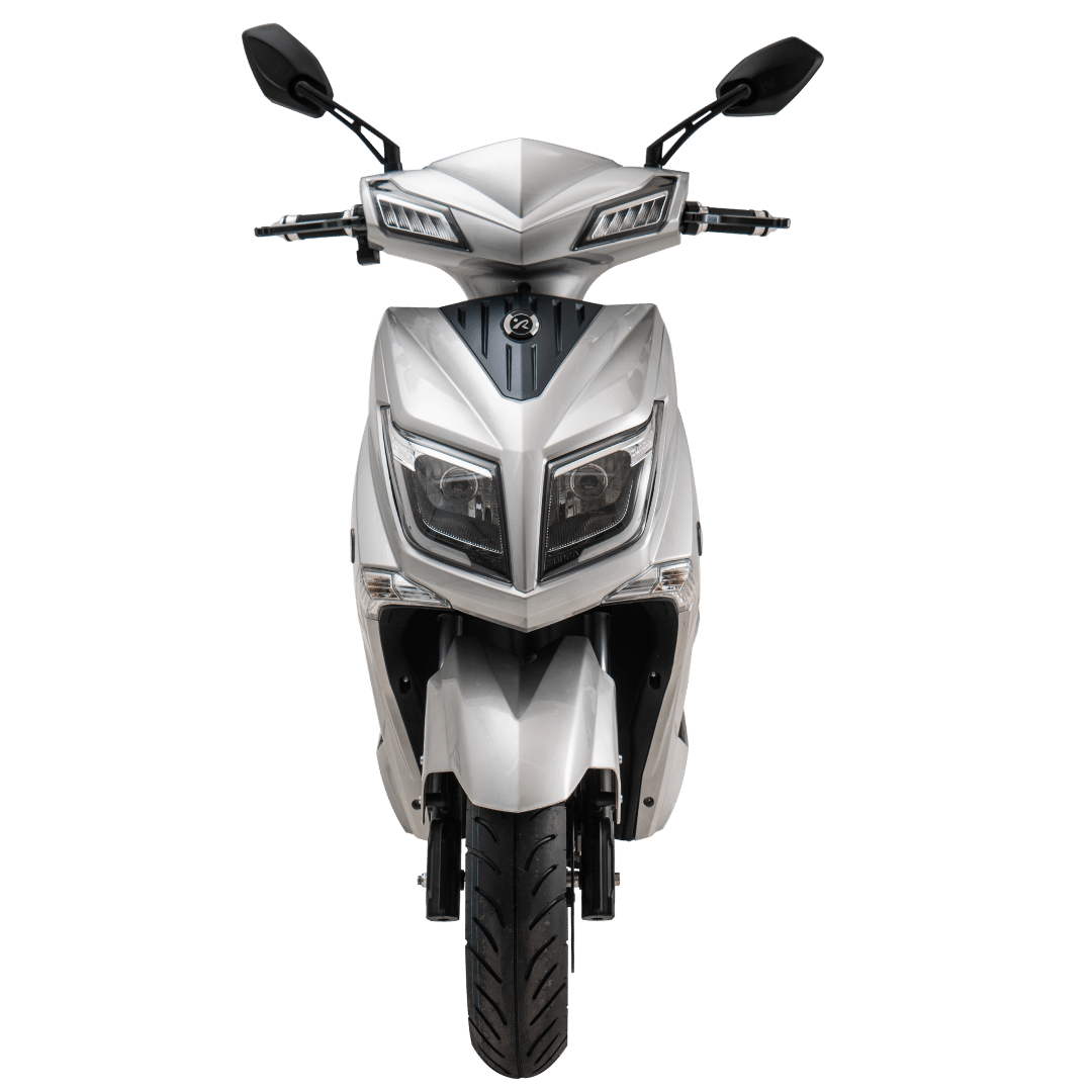 Ηλεκτρικό scooter Hawk της EMW σε ασημί χρώμα. (img 7)