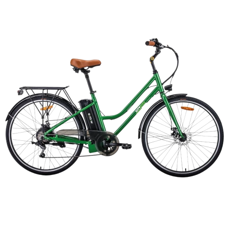 Ηλεκτρικό Ποδήλατο City Bike 28 double disk EMW Πράσινο