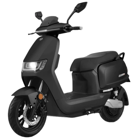 Ηλεκτρικό scooter Robo S Maxi 3000W της EMW σε μαύρο χρώμα. Πλαϊνή όψη.