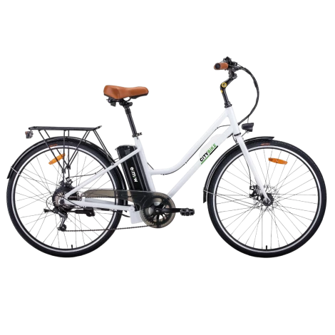 Ηλεκτρικό Ποδήλατο City Bike 28 double disk EMW Λευκό