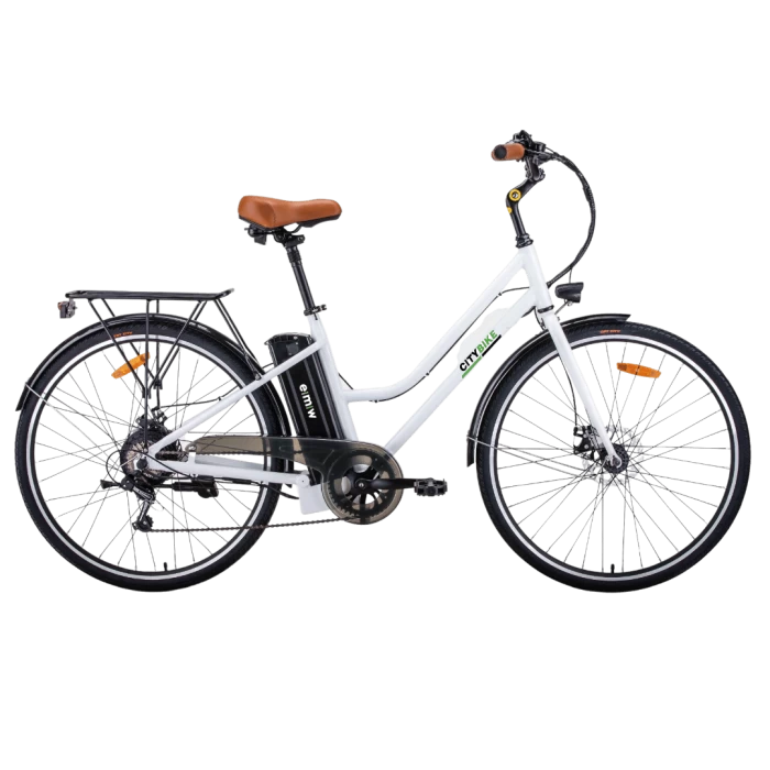 Ηλεκτρικό Ποδήλατο City Bike 28 double disk EMW Λευκό