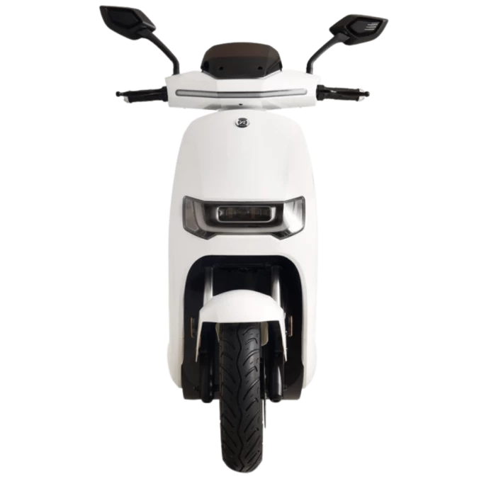 Ηλεκτρικό scooter Robo S Maxi 3000W της EMW σε μαύρο χρώμα. Πίσω όψη.