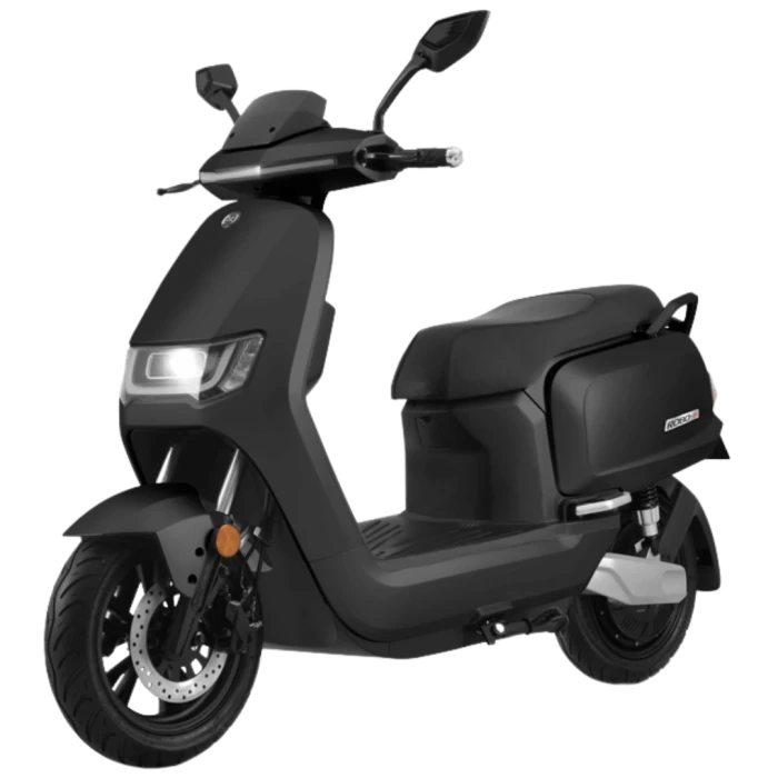 Ηλεκτρικό scooter Robo S Maxi 3000W της EMW σε μαύρο χρώμα. Πλαϊνή όψη.