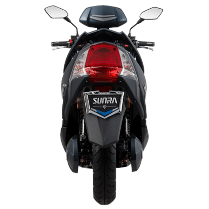 Ηλεκτρικό scooter Hawk της EMW σε μπλε χρώμα. Πίσω όψη. (img 12)