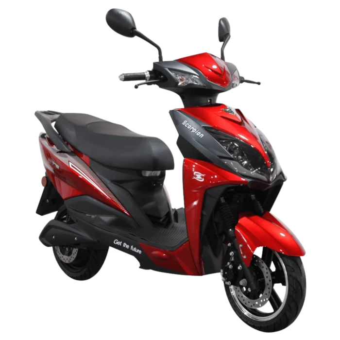 E-RIDE SCORPION ηλεκτρικό μηχανάκι κόκκινο