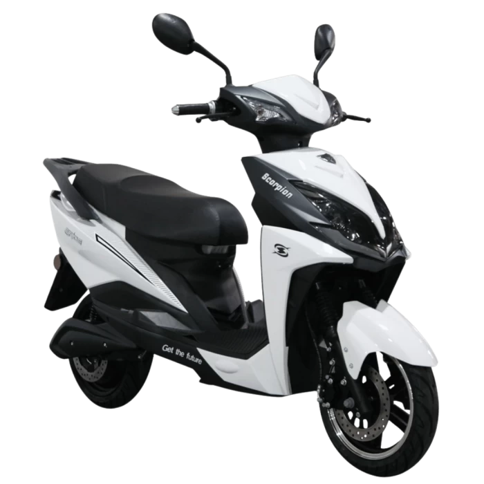 E-RIDE SCORPION ηλεκτρικό μηχανάκι λευκό