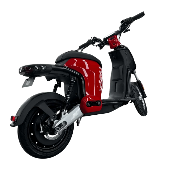 Electric Scooter Portable iDou EMW Without Car License red (img 5)