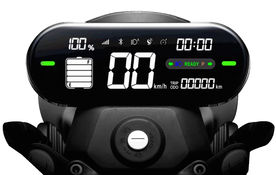 Borderless LCD display & Alarm system