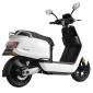 Ηλεκτρικό scooter Robo S Maxi 3000W της EMW σε μαύρο χρώμα. Πίσω όψη.