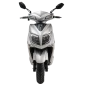 Ηλεκτρικό scooter Hawk της EMW σε ασημί χρώμα. Εικόνα μετωπικής όψης. (img 8)